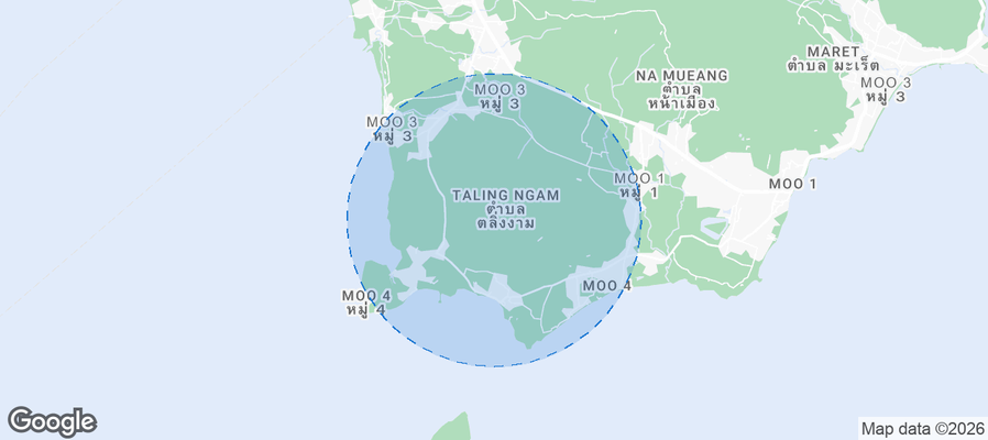 Taling Ngam Airbnb map